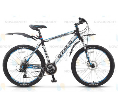 Велосипед Stels Navigator 810 Disc (2014) Черный/Белый/Синий