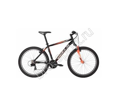 Велосипед Bulls Pulsar Eco (2017) black matt (neon orange/white all matt)