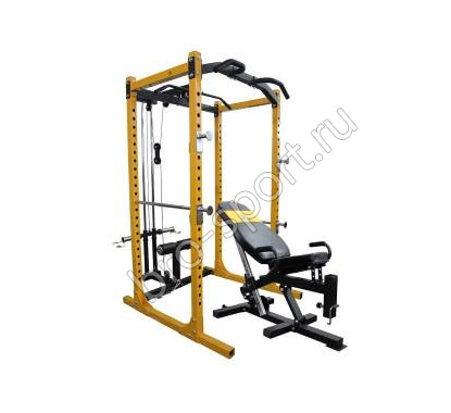 Силовая рама со скамьей DFC POWERGYM PK013(состоит из 4-х мест)