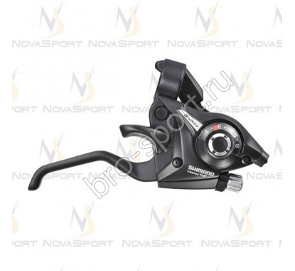 Шифтер/тормозная ручка Shimano Tourney ST-EF51 прав 8ск черный тр.+оплетк ESTEF51R8AL2P