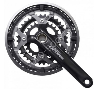 Шатун Shimano Deore М591 170 мм черный с кареткой EFCM591C422CL				