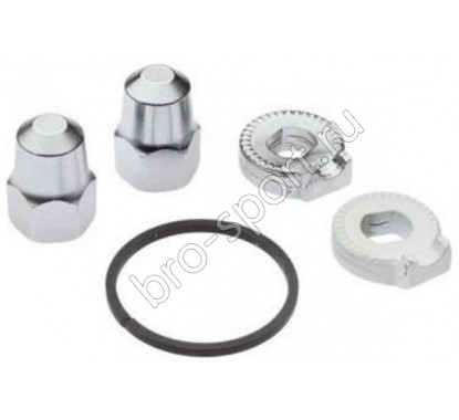 З/ч к план. втулке Shimano, стопорные шайбы 6R/6L, колпачковые гайки ISMS7050004