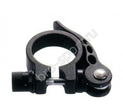 Зажим подседельной трубы KL-M07 25,4 мм эксцентрик алюминиевый черный/180029