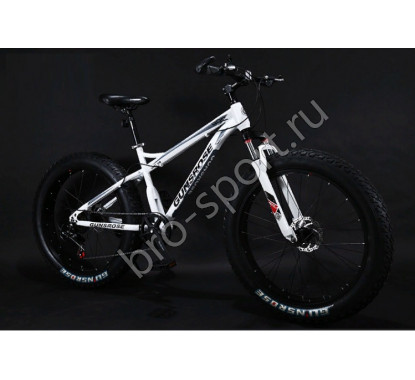 Велосипед Fatbike GUNSROSE белый на спицах