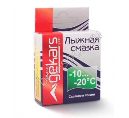 Парафин Gecars (-10-20) зеленый 50г