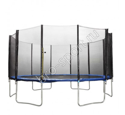 Батут DFC Trampoline Fitness 20 футов с сеткой (610 см) (4 короба)