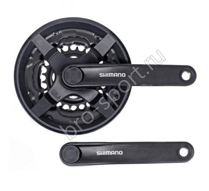 Шатун Shimano Tourney TY301 175мм 48/38/28 черный б/уп AFCTY301E888CL