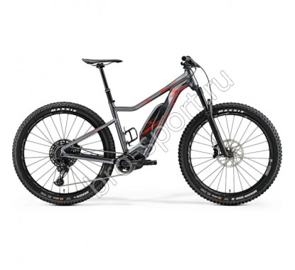 Велосипед Merida eBig.Trail MetalRIDA StarrySilver/Yellow/RedLightning 2019