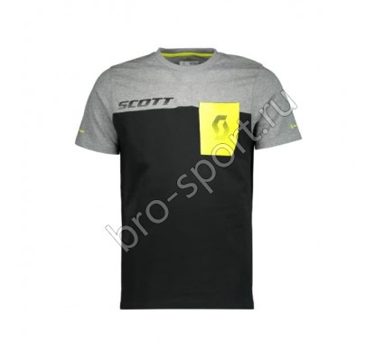 Футболка CO Factory Team к/рук black/dark grey melange