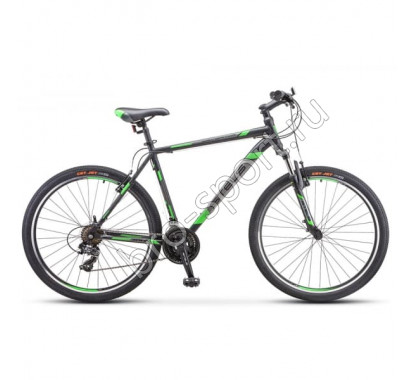 Велосипед Stels Navigator 700 V F010 Черный/зеленый 27.5 (LU092627)