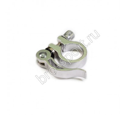 Зажим подседельной трубы JB-KC010 AL 25.4 mm серебро