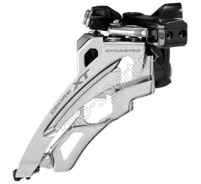 Переключатель передний Shimano XT M8000L нижний хомут side-swing для 3x11 верхняя тяга IFDM8000LX6