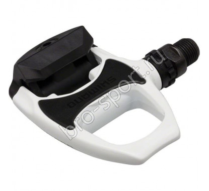 Педали вело Shimano R540W2 SPD SL с шипами белый EPDR540W2