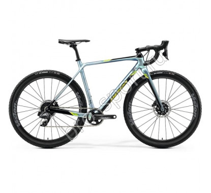 Велосипед Merida Mission CX Force-Edition GlossySparklingBlue/Black/Lime 2020