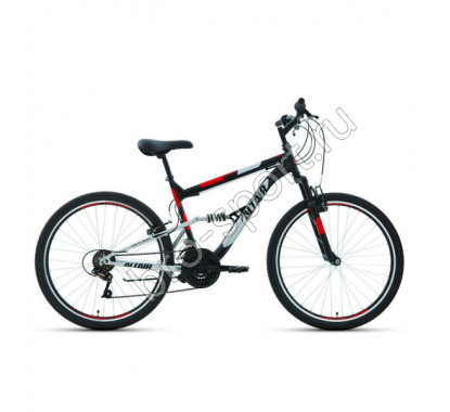 Велосипед 26' Altair MTB FS 26 1.0 18 ск Черный/Красный 19-20 г