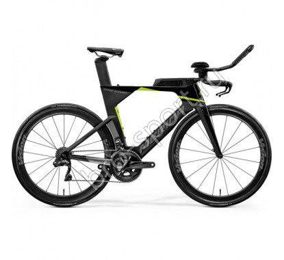 Велосипед Merida Warp TRI Limited Black/UD/Silver(green) 2020