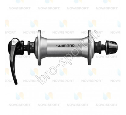 Втулка передняя Shimano Alivio Т400 36 отв. QR серебро EHBT4000AS
