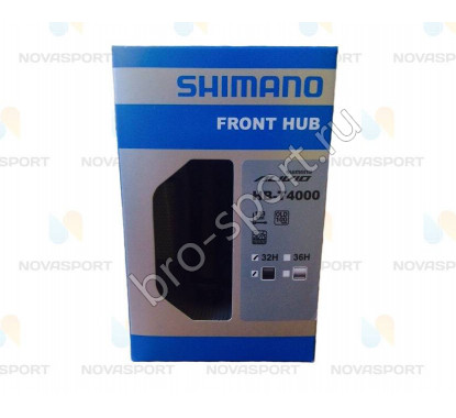 Втулка передняя Shimano Alivio Т400 32 отв. QR черный EHBT4000BL