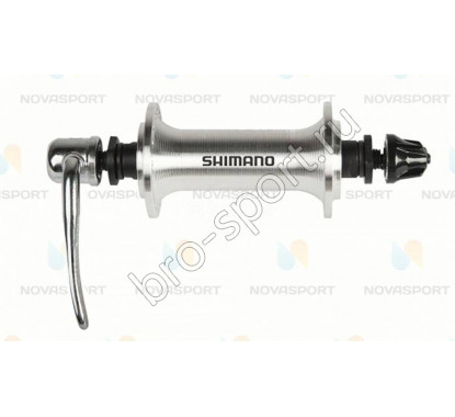 Втулка передняя Shimano Tourney TX800 36 отв QR 133 мм серебро EHBTX800AAS