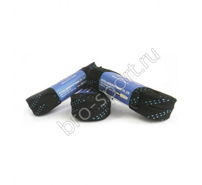 Шнурки хоккейные черные 244 см X920-244