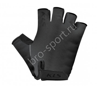 Перчатки KLS FACTOR BLACK XL, лёгкие из лайкры, нескользящая ладонь с вставками из пены