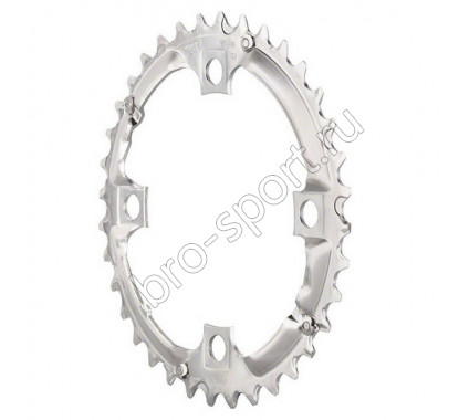 Звезда передн. Shimano, DEORE, для FC-M532, 36T, серебро Y1J898080