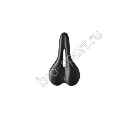 Седло вело ZEUS Z-1009 MTB Sport 275x155mm,рельсы сталь,анатомическое,черное,292гр