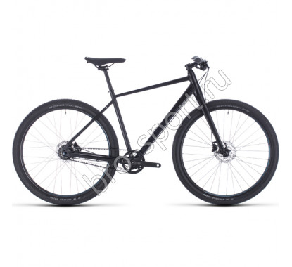 Велосипед CUBE HYDE PRO (black'n'blue) 2020