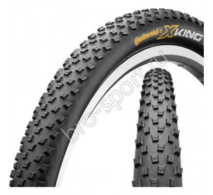 Велопокрышка 27,5' Continental X-King Performance 3/180Tpi 710гр.27.5x2.2 (01501330000)