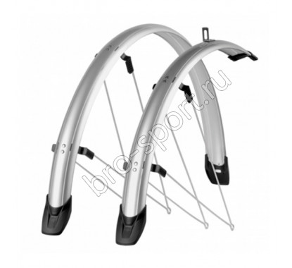 Комплект крыльев Polisport City Bike Georgia 26` 46 mm Silver PLS8623000002