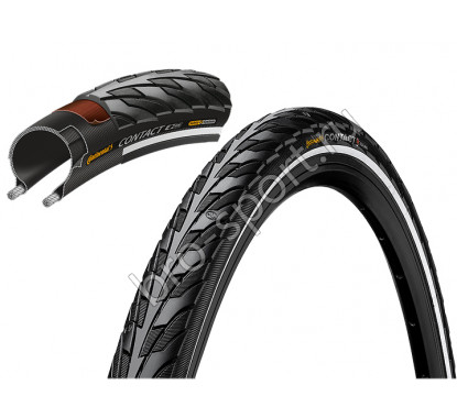 Покрышка Continental CONTACT, 20 x 1.75, 47-406, чёр./чёр. Reflex, 180TPI, SafetySystemBreaker, E25