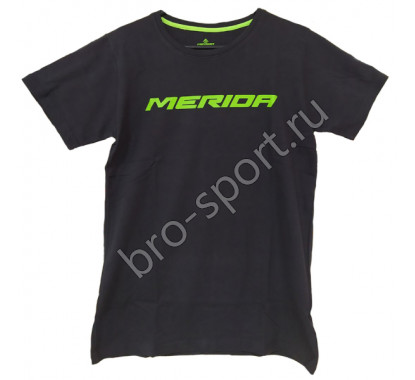 Футболка Merida T-Shirt black кор.рукав 19345 XL (2287013312)