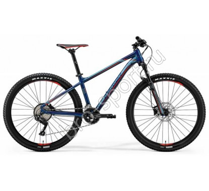 Велосипед Merida Big Seven 500 Matt Petrol (Signal Red/Grey) 2018