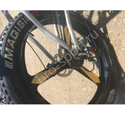 Велосипед Fatbike Beinaiqi-3 Серебристый на дисках