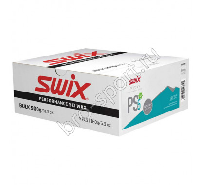 Парафин SWIX Turquoise, -10°C/-18°C, 900g PS05-90