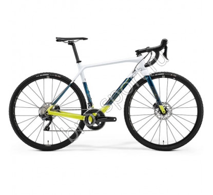 Велосипед Merida Mission CX7000 PearlWhite/TealBlue/Lime 2021
