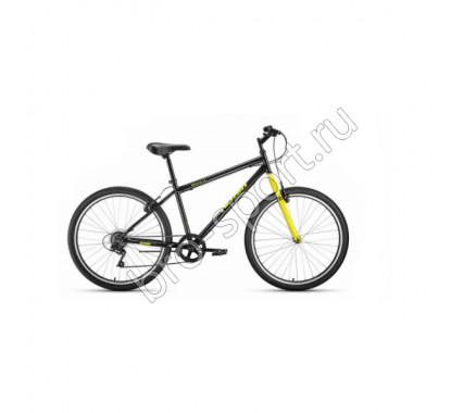 Велосипед 26' Altair MTB HT 26 1.0 7 ск Черный/Желтый 20-21 г 39023 17' RBKT1M166011