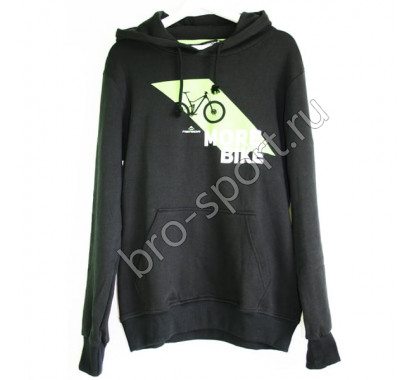 Толстовка Merida Hooded More Bike Black дл.рукав