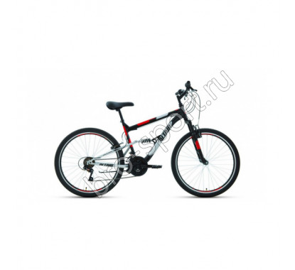 Велосипед 26' Altair MTB FS 26 1.0 18 ск Черный/Красный 20-21 г
