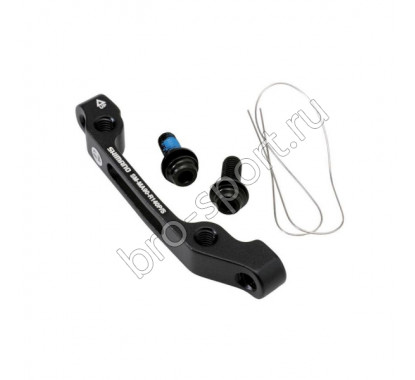 Адаптер диск торм Shimano, SM-MA90-R140P/S, болт (2шт), проволока (1шт) ISMMA90R140PS