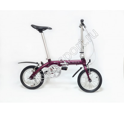 Велосипед скл. Dahon Dove Uno Royal Purple. Крылья, подножка