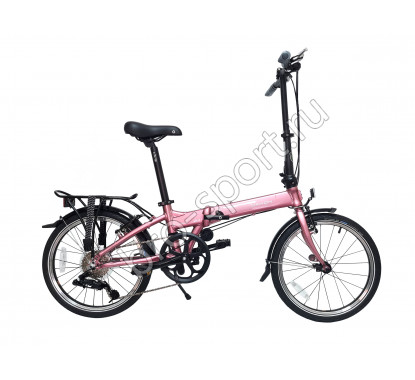 Велосипед DAHON Mariner D8, Purple. Крылья, багажник с резинкой, подножка, насос в подс. штыре, Landing gear
