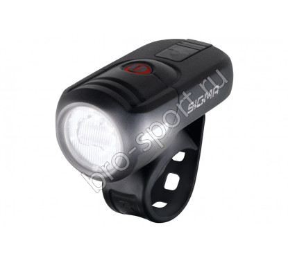 Фара передняя SIGMA SPORT AURA 35 USB: эффективность 35 люкс, зарядка через USB
