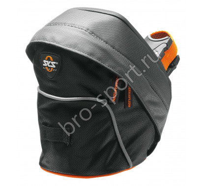 Сумка для велосипеда Sks под седло tour bag l, обьём: 1,4 л, крепление быстросьёмное, чёрно-серая