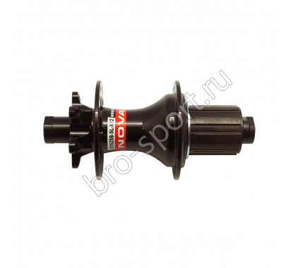 Втулка задняя Novatec D162SB-SL-X12-11S, под диск, 32H, стальной барабан под SHIMANO 9.10.11S