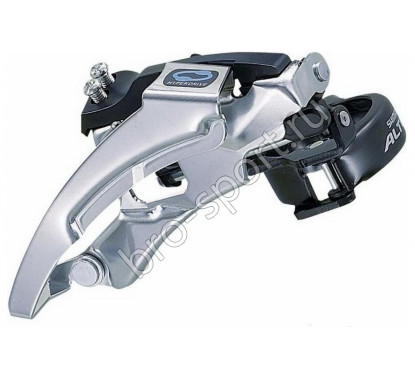 Перек-ль передний Shimano Altus, M310, универсальная тяга, ун. хомут, уг.:63-66