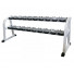 Стойка для хранения проф. гантелей на 10 пар, белая	