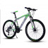 Велосипед FLS Bike Серебро с зеленым на спицах